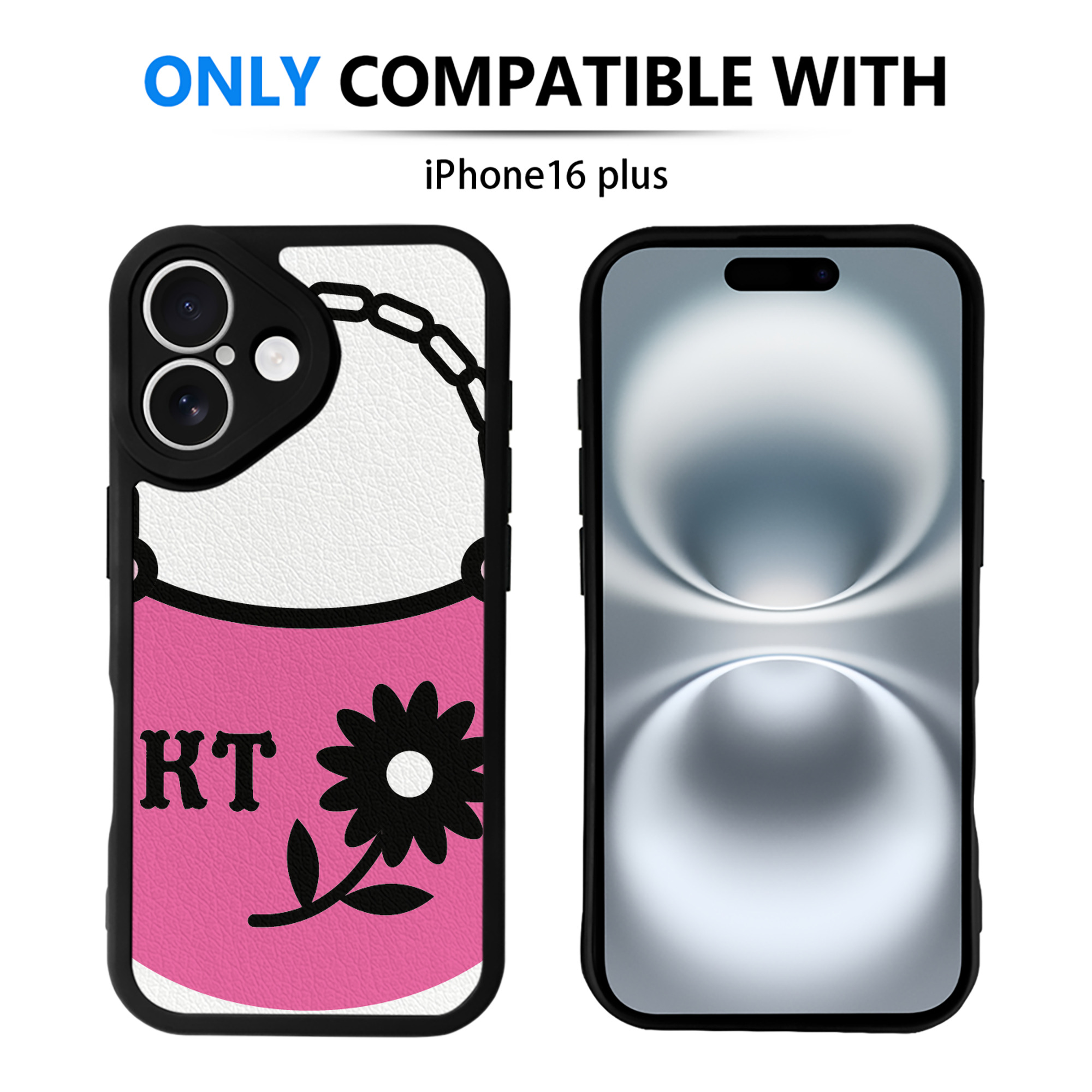 （画像用） Hello Kitty ハローキティ 【iPhone 16シリーズ対応】シリコンスマホケース（レザー調） 材質：シリコン